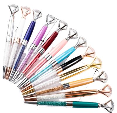 China Promotional Pen Metal Promotional Pen With Diamond On Top Custom Logo Pen Gift For Girls for sale