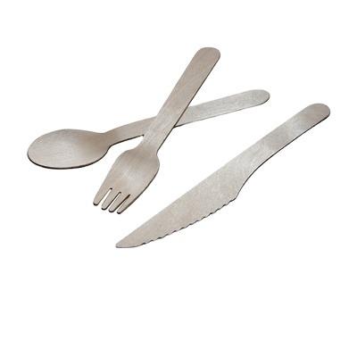 China Modern manufacturer specializes in environmental manufacturing and safe disposable birch knife fork spoon wholesale for sale