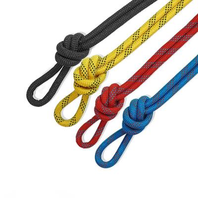 China Durable Top Fashion Braided Polyester Rope Camping Strong Sailing Traction Rope Safety Rigging Climbing Rope for sale