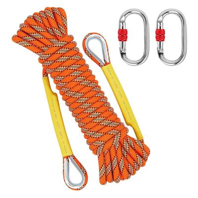 China Factory Wholesale 12Mm 14Mm 16Mm 10m 20M 30M High Strength Safety Polyester Durable Gym Climbing Rope for sale