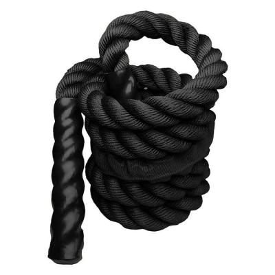 China Logo Men Women Gym Home 9.2Ft 9.9Ft Durable Heavy Weight Jump Rope Workout Fitness Exercise 3Lb Battle Ropes Custom Weight Jump Rope for sale