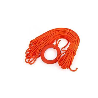 China 8mm10mm 12mm 16mm Durable Wholesale Polypropylene Water Rescue Rope Floating Reflective Throwing Water Lifeline Lifeguard for sale