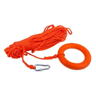 China Lifeguard Good Quality Durable Water Lifeline Marine Safety Lifebuoy Buoyant Rope 10mm 12mm 16mm Floats Reling Water Rescue Safety Rope for sale