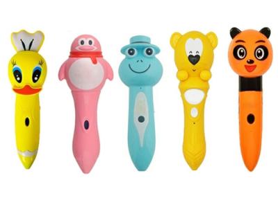 China Cartoon Animal Style Kids talking pen Repeat for Learning languages for sale