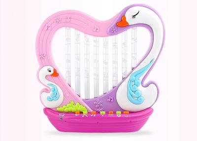 Chine L'harpe adaptée aux besoins du client Sonix de cygne badine des jouets de musique avec 8 touches de fonction à vendre