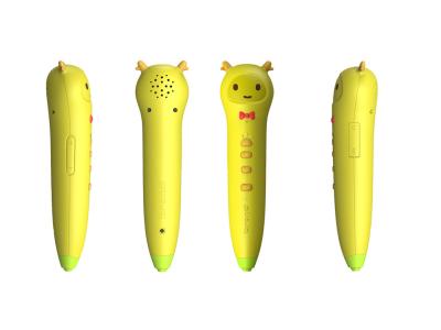 China Light Yellow Private Mould Kids Talking Pen For Preschool Learning for sale