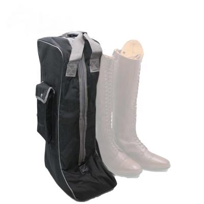 China Durable And High Elastic Classic 600D Polyester Riding Boots Bag Long Boot Bag Rider Luggage Equestrian Equipment for sale