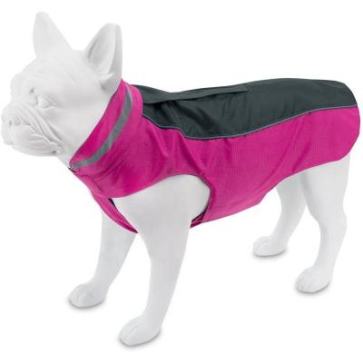 China Hot Selling Viable Outdoor Dog Raincoat With Reflective On The Neck for sale