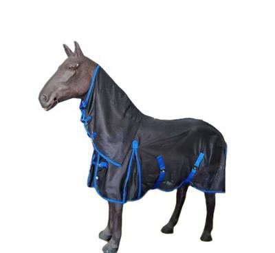 China New Fly Killer Anti-Mosquito Horse Turnout PVC Mesh Cover With Detachable Neck Cover for sale