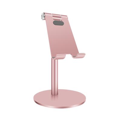 China Universal Adjustable Hot Selling Desk Stand New Metal Desktop Aluminum Wholesale Mobile Phone Holder for sale