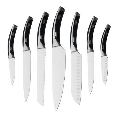 China Viable Factory Custom Knife Set 3Cr13 Blade Kitchen Chef Knife Set With ABS Handle for sale