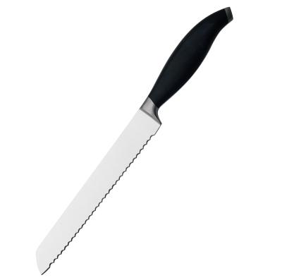 China Amazon Stocked Bread Knife Stainless Steel Hot Selling Bread Knife Serrated Chefs Knives for sale