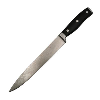 China Professional Stocked 8 Inch Damascus Chef Slicer Steel Knife for sale