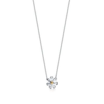 China CLASSIC Daisy Flower Necklace Love Pendant 925 Sterling Silver TFN Plugs Natural Beetle Collection Jewelry Gift For Women for sale