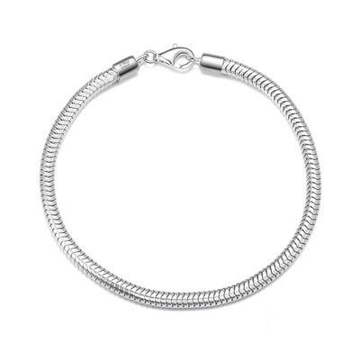 China BOHEMIA 925 Sterling Silver Snake Chain Bracelet for Women Men Teen Girls Charm Bracelet Anklets for sale