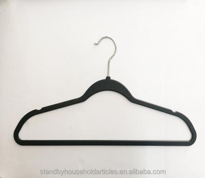 China SHOW rubber coated plastic hanger unassembled for sale