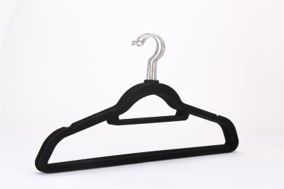 China 50 Pack Velvet Touch Slim LINE Suit Hanger, Velvet Assembled Suit Hanger With U Notches, Most Popular Staple Item for sale