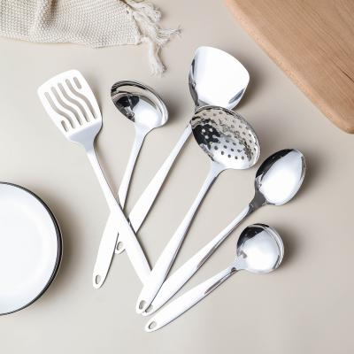 China Sustainable Hot Sale 6 Pcs Kitchen Tableware Instrument Accessories Kitchen Cooking Tools Stainless Steel Utensil Set for sale