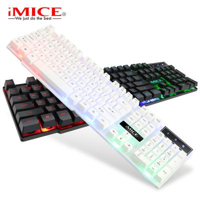 China Gaming iMice Hot Selling RGB Wired Gaming Keyboard Led Backlit USB Computer Keyboard AK-600 for sale