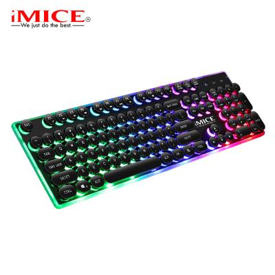 China Ergonomic Gaming Factory Price USB Backlight Laptop Keyboard 104keys Computer Gaming Keyboard for sale