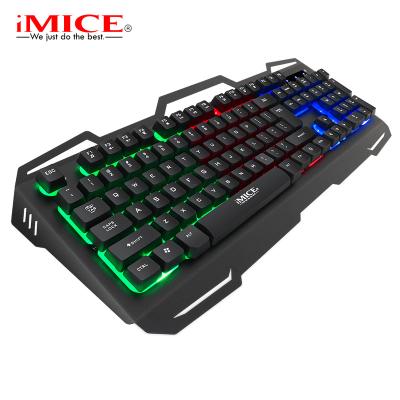 China Numeric Keypad iMICE AK-400 Wired Waterproof Metal Gaming Keyboard Backlight 104 Keys for sale