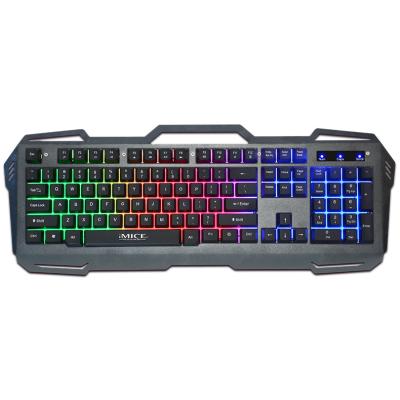 China IMICE Factory Usb Wired Semi Mechanical Gaming Keyboard With Rainbow Backlit READY IN STOCK yes for sale