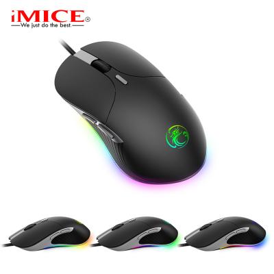 China Wholesale Hot Selling Good Quality&Cheap Desktop 6400Dpi Usb 6 Buttons Optical Computer Gaming Mouse X6 IMICE With Breathing Light for sale