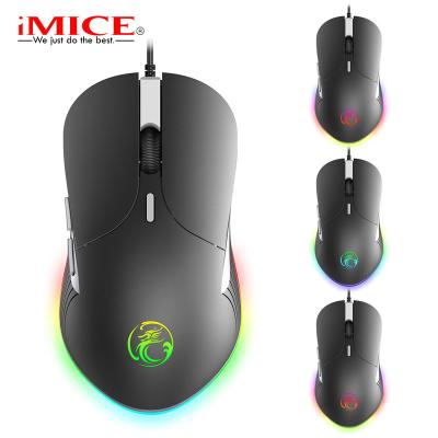 China Finger iMICE X6 Wired Competitive Gaming RGB Mouse 6400DPI LED for sale