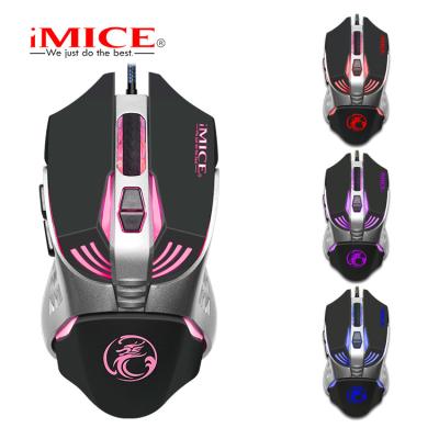 China Finger iMICE V5 Wired Programming LED Macro Competitive Gaming Mouse 3200DPI for sale