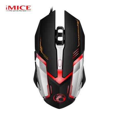 China Finger iMICE V6 Wired Competitive Gaming Mouse 3200DPI LED for sale