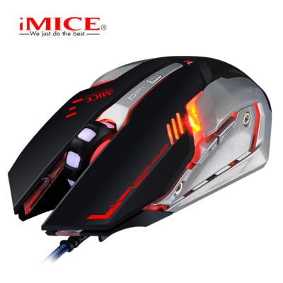 China Wholesale Hot Good Prices 4800Dpi Quality&Cheap Hot Sale V8 IMICE GAMING MOUSE Usb Optical 6 Buttons Computer Gaming Mouse With Breathing Light for sale