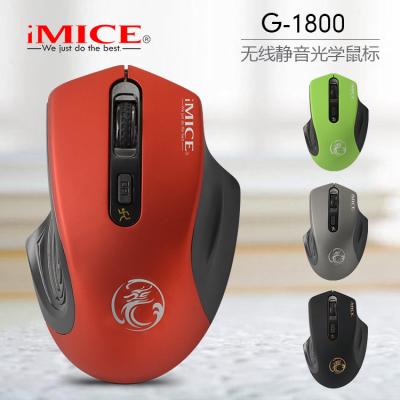 China Smooth Feeling IMICE High Quality Optical Wireless Mouse 2.4G Energy Saving Mice for sale