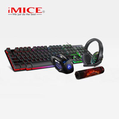 China New IMICE GK-430 Keyboard/Mouse/Headset/Mousepad 4in1 Kit Yes Game for sale