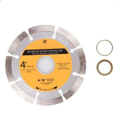 China LARIX Granite Cutting Tool 115MM Hot Pressed Marble Stone / Diamond Saw Blade For Marble Granite for sale