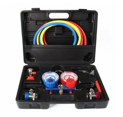 China Car Inspection Larix Hot Sale R134a Refrigerant Pressure Gauge Set for sale