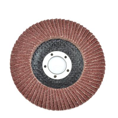 China LARIX Metal Aluminum Oxide Grinding Wheel Flap Polishing Disc for Metal and Stainless Steel for sale