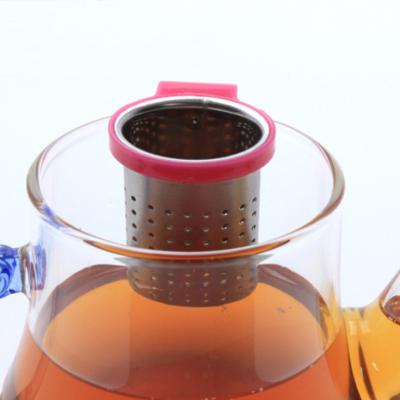 China Amazon Sustainable Selling Stainless Steel Hot Tea Strainer Wall Mounted Tea Infuser for sale