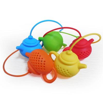 China Sustainable Teapot Shape Unique Loose Leaf Ball Tea Infuser Coffee Infuser Strainer for sale