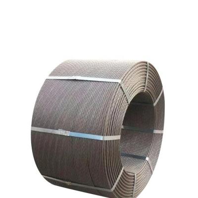 China Low Relaxation Non Cohesive Stranded Steel Wire For Bridge Construction for sale