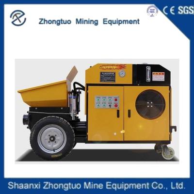 China Cement / Sand / Concrete Grouting Pump Concrete Pump With Concrete Mixer For Construction Projects for sale