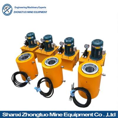 China Hydraulic Cylinder Hollow Jack 100 Ton 250 Ton 300 Ton 500 Ton Post Tension Hollow Ram Jacks en venta