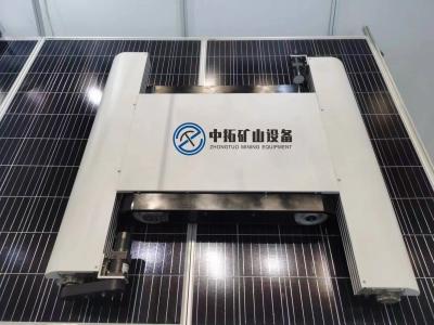 China Photovoltaic Panel cleaning robot Remote Control Tracked Solar Panel Cleaner for sale