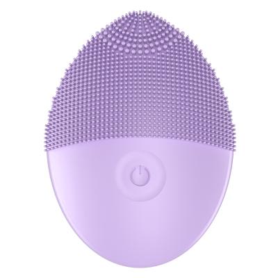 China Thoroughly Brush Battery Operated Silicone Face Remover Silicone Brush Silicone Facial Cleansing Scrubber for sale