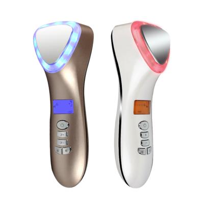 China Rechargeable Tender Vibration Face Massager Products Facial Cold Massager Facial Cleansing Massager for sale