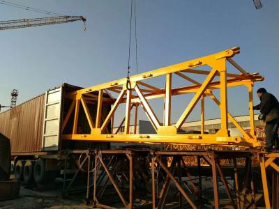 China Self Erecting Hammer Head Tower Crane 10 ton 65 m Boom Building for sale