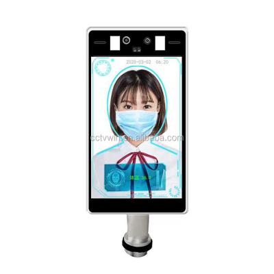 China Intelligent Face Recognition Fever Screening Human Body Temperature Measurement Panel Machine TPC-L01 for sale