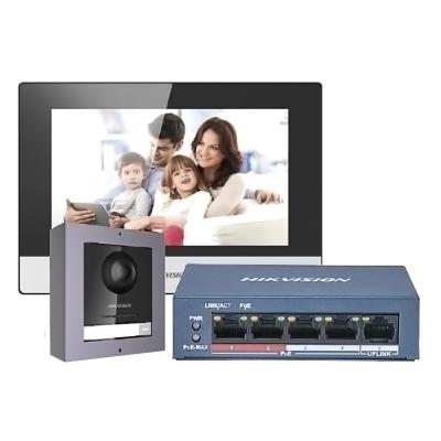 China OEM Hik Camera Vision Door Intercom Integrated Video Door Phone DS-KIS602 IP Video Intercom for sale