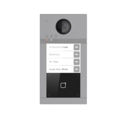 China Integrated Outdoor Camera 4 Buttons Metal Villa Door Station DS-KV8413 IP Video Doorphone for sale