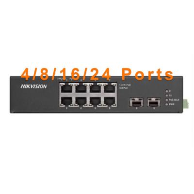 China POE HIK Brand 4/8/16/24 Port Gigabit Ethernet Unmanaged Switch , POE Network Switch for sale