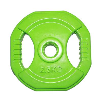 China Fitness Equipment Accessories Various Sizes Cheap Rubber Cast Weight Plate CX-PL110 for sale